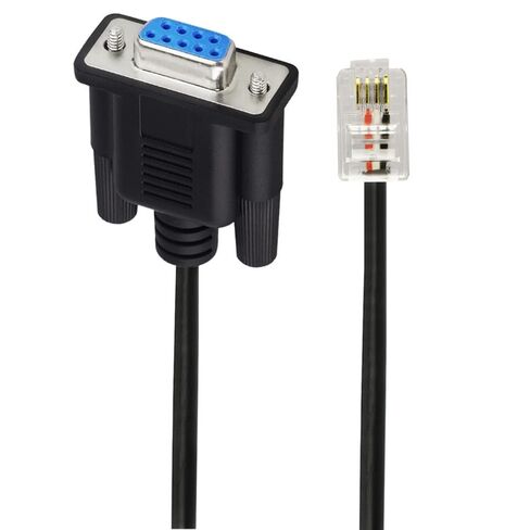 180CM 180CM RS232 DB9pin to RJ9 4P4C Console Cable for Seamlessly Networking Integration for Routers Switches Networking Wire in Kuwait