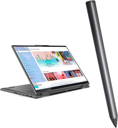 Stylus Pen for Lenovo Digital Pen 2 Compatible with Lenovo IdeaPad Flex 5, Compatible with Stylus Pen for Yoga 6/7/9, ThinkBook 13x G2 IAP-21AT, AES 2.0 Protocol (Gray) in Kuwait