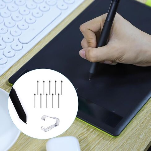 10pcs Pen Nibs Replacement for Samsung Galaxy Tab S6, S Pen Tips Stylus Pen Nibs Replacement with Install Tool Compatible with Samsung Galaxy Tab S7 & S7 Plus S8 & S8 Plus (Black) in Kuwait