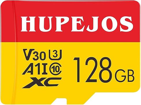 بطاقة ذاكرة HUPEJOS سعة 128 جيجابايت، وبطاقة SD، وبطاقة ذاكرة، وتخزين موسع لكاميرات أجهزة القياس in Kuwait