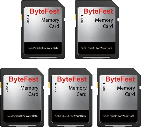 Memory Card 8GB 5pack High-Speed Class 10 U1 V10 Full HD Ready for All Cameras in Kuwait