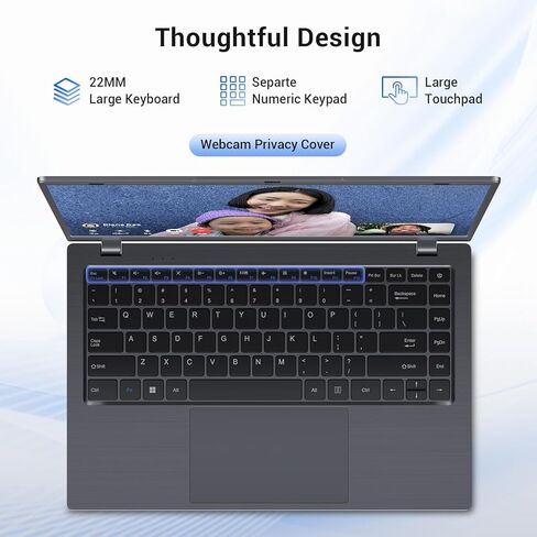 Laptop Computer, Pentium Gold up to 3.4GHz (Beats Pentium, Celeron), Type-C PD, HDMI, USB 3.2, TF Card Slot, 14" FHD IPS, 8GB RAM, 128GB SSD, Up to 2TB, Laptop for Student, Business, Office in Kuwait
