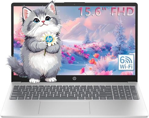 كمبيوتر محمول HP Essential للمنزل والطلاب مع Office 365، إصدار 2026، ذاكرة الوصول العشوائي 8 جيجابايت - معالج Intel SSD سعة 256 جيجابايت - شاشة FHD، محرك أقراص ثابتة خارجي 500 جيجابايت، تصميم محمول، مساعد الطيار AI، Windows 11 Home (متجدد) in Kuwait