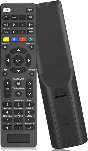 جهاز التحكم عن بعد للتلفزيون العالمي لأجهزة Samsung وLG وTCL وPhilips وVizio وHisense وSharp وSony وPanasonic وSanyo وInsignia وToshiba وغيرها من العلامات التجارية LCD LED 3D HDTV جهاز التحكم عن بعد للتلفزيون الذكي in Kuwait