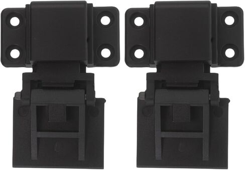 VOSAREA 1 Pair Dust Cover Hinges for Turntable Precision Hinge Parts for Record Player Lid Replacement Home Audio Replacement Accessory Black in Kuwait