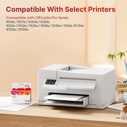 خرطوشة حبر بديلة متوافقة مع ejet لخراطيش حبر HP 936 حبر 936XL (أسود سماوي أرجواني أصفر، 4 عبوات) تعمل مع طابعات HP Officejet Pro 9125e 9120e 9730e 9130 9135e 9122e 9128e 9110b in Kuwait