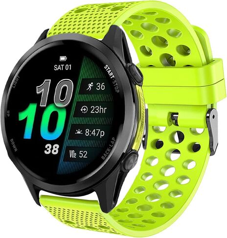 Compatible with Garmin Forerunner 970 bands, Quick Release Silicone Replacement Wristbands Sport Strap with Metal Buckle Compatible with Garmin Forerunner 970 in Kuwait