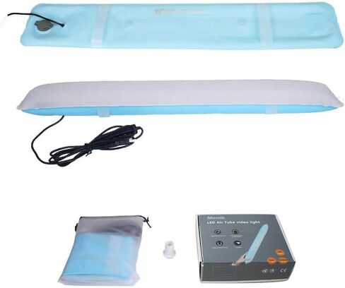مصباح أنبوبي LED صغير قابل للطي بقدرة 13 وات من Menik CB-12A، أنبوب هواء ثنائي اللون للتصوير الفوتوغرافي والفيديو in Kuwait