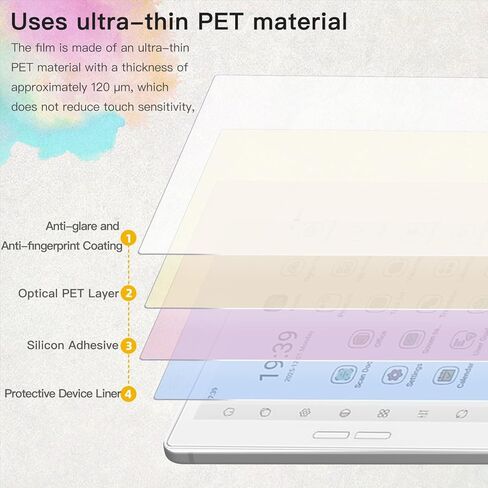 3-Pack Matte Screen Protector for BIGME B7 Pro 7 inch, Matte Screen Protector for BIGME B7 Pro 7'' Tablet,Anti-Glare Premium PET Full-Coverage in Kuwait