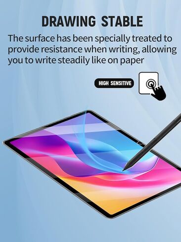 واقي شاشة لجهاز TCL TAB 10 Gen 4 Android Tablet 10.1 بوصة (موديل 8483A)، كتابة فيلم ناعم الملمس سهل التركيب، بدون فقاعات، مضاد للخدش، عبوتان in Kuwait
