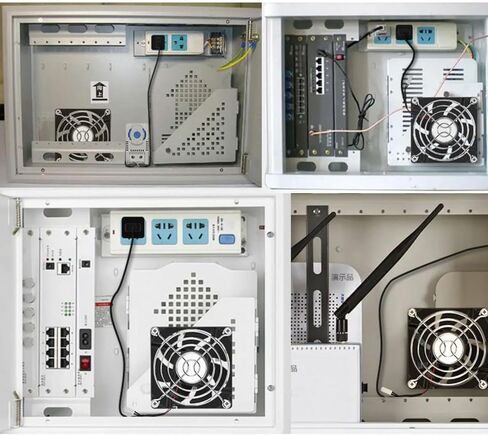Usb Cabinet 80mm Fan Quiet Cooling Fan Systems with 0-60℃ Temperature Control for Home Theater Cabinets Computer Home Theater Cooling in Kuwait