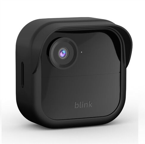 حافظة واقية من السيليكون لـ Blink Outdoor 4 (الجيل الرابع) الجديدة كليًا، حافظة واقية من السيليكون مقاومة للماء لجلد جرس الباب (Blink Outdoor 4، أسود) قطعة واحدة in Kuwait