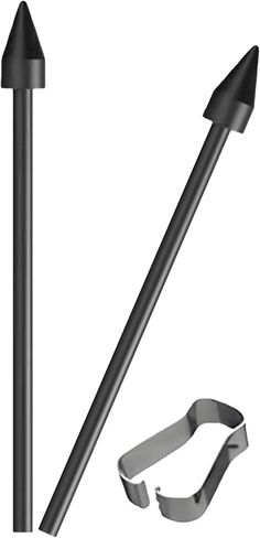 أطراف استبدال قلم S ذات طرف ناعم باللون الأسود، متوافقة مع Samsung Galaxy Tab S9/S9+/S9 Ultra/S9 FE - أطراف فعالة وهادئة، ملمس يشبه القلم الرصاص، تحكم دقيق، مجموعة سهلة التركيب (طرف أسود) in Kuwait