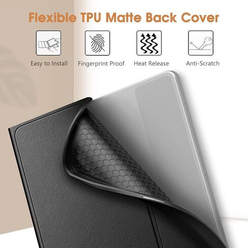حافظة لوحة المفاتيح Fintie لجهاز Lenovo Idea Tab 11 بوصة / K11 Gen 2 (TB-336ZU/336FU) 2025، غطاء نحيف خفيف الوزن مع لوحة مفاتيح بلوتوث لاسلكية قابلة للفصل، أسود in Kuwait