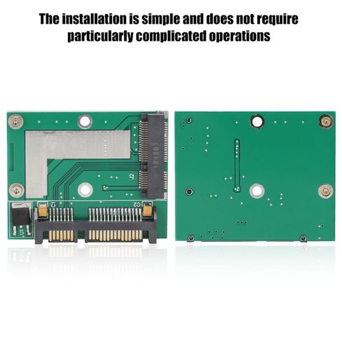بطاقة محول Mini PCI-E إلى SATA3.0 - محول واجهة نصف ارتفاع 2.5 بوصة لـ 30x50 مم mSATA SSD، لا يتطلب برنامج تشغيل in Kuwait