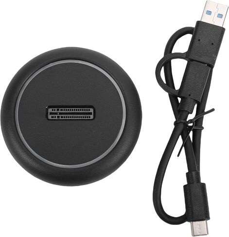 Qinlorgo M.2 NVMe to Type C Adapter, USB 3.1 Gen 2 10Gbps External SSD Enclosure, Plug Play Adapter for M. Key NVMe & B Key SSDs in Kuwait