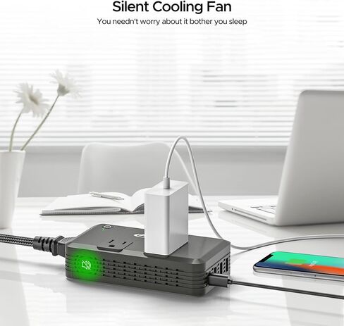 مفتاح الطاقة 230 واط محول الجهد 220 فولت إلى 110 فولت، محول تنحي للسفر مع USB-C و3 منافذ USB، محول طاقة دولي للاتحاد الأوروبي/المملكة المتحدة/الاتحاد الأفريقي/الهند، لفرد الشعر ومكواة تجعيد الشعر. in Kuwait