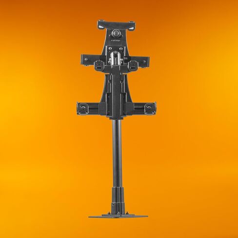 iBOLT Dock'n Lock Drill Base Locking حامل الكمبيوتر اللوحي المزدوج - نقطة الشراء/حامل POS - مثالي لتطبيقات التوصيل ونقاط البيع والبيع بالتجزئة وإدارة الطلبات - يناسب الأجهزة اللوحية مقاس 7 إلى 10 بوصة in Kuwait