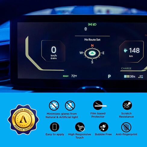 Screen Protector Designed for 2027 Kia Telluride 30 inch Instrument Cluster Infotainment Navigation Dashboard Display Matte Anti-Glare 2 Pack Each in Kuwait