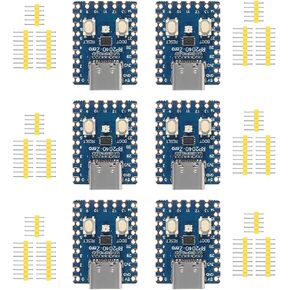 6PCS RP2040-Zero Microcontroller, USB-C PICO Development Board Compatible with Rasp Berry P i & Ar duino in Saudi Arabia