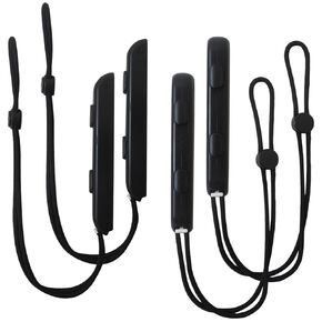 HEKUTU لحزام المعصم Joycon أسود 4 حزم/2 أزواج - تبديل أشرطة التحكم مع أضواء مشغل LED لجهاز التحكم عن بعد Joy-Con in Kuwait