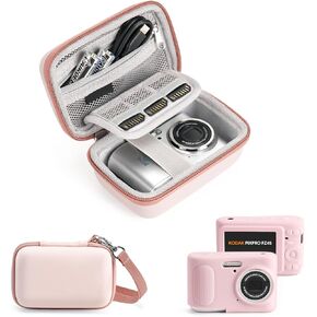 KODAK PIXPRO FZ45 Case Kit – Shockproof Hard Case + Silicone Cover, Battery/SD Storage, Anti-Scratch Dustproof Slim, Pink in Kuwait