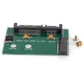 بطاقة محول M.2 NGFF إلى SATA3 - محول SSD مقاس 22 × 42 مم لحاوية محرك الأقراص الثابتة مقاس 2.5 بوصة، سهلة التركيب in Kuwait