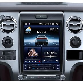 [8Core 4+64G] ترقية راديو السيارة Ford F150 2013 2014: شاشة لمس 12.1 بوصة ستيريو مع Carplay اللاسلكي Android Auto 5G WiFi GPS Navigation Bluetooth FM AM RDS SWC، كاميرا مجانية (تدعم ترقية OTA) in Kuwait