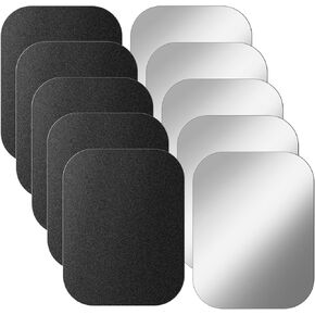 10 Pcs Adhesive Metal Plates for Magnetic Mount, 2x1.5in Rectangular Steel Sheets Cell Phone Case Back Magnet Stickers for Magnetic Car Mount Phone Holder in Kuwait