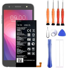 بطارية BL-T30 متوافقة مع بطارية بديلة LG X Power 2 - K10 Power - X5 2018 لـ L63BL، L64VL، M320، M320DSN، M320F مع مجموعة أدوات الإصلاح in Kuwait