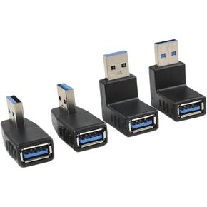 4 قطع من وصلة وصلة محول USB3.0 أنثى بزاوية 90 درجة من Baoblaze in Kuwait
