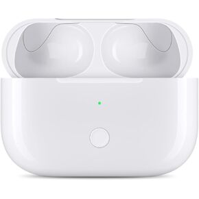 حافظة شحن لاسلكية متوافقة مع AirPods Pro: حافظة شاحن بديلة مع اقتران بلوتوث، سماعات الأذن غير متضمنة (أبيض، علبة شحن AirPods Pro 1.2 USB-C) in Kuwait