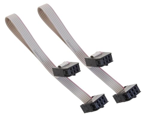 CablesOnline، 2 حزمة 6 بوصات 6 دبابيس (2 × 3) 2.54 مم من أنثى إلى أنثى IDC 6 أسلاك شريطية مسطحة، FR-0606-2 in Kuwait