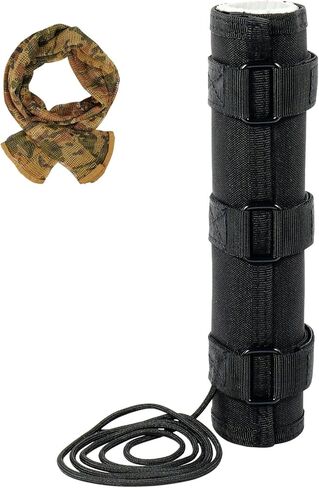 6-inch Suppressor Cover, Double-Layer Flame-Retardant Glass Fiber and Silicon Lining, Flame-Retardant Ultra-fine Fiber Sleeve for Muffler Protection, Suitable for Outdoor and Concealed use in Kuwait