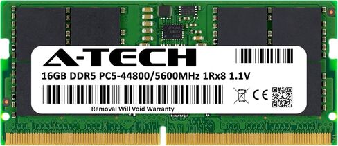 A-Tech 16GB RAM Replacement for Hynix HMCG78AGBSA | DDR5 5600MHz PC5-44800 SODIMM 1Rx8 1.1V 262-Pin Non-ECC Laptop Memory Module (HMCG78AGBSA-ATC) in Kuwait