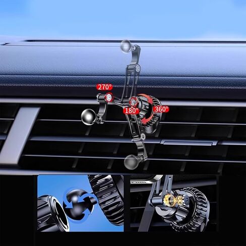 17mm Ball Joint Extension Arm Female to Male Head Adapter Aluminum for Car Air Vent Phone Stand & Map Mount Holder in Kuwait