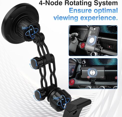 Autorder Upgraded Magnetic Car Phone Holder for 2022-2026 Honda Civic/2023-2026 CRV Accessories Strong Adsorption Phone Mount 360°Flexible Adjustment Magnetic Phone Stand Fit for All Smartphone in Kuwait