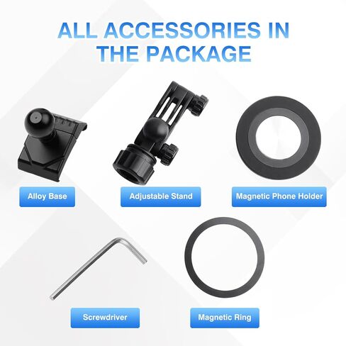 Autorder Upgraded Magnetic Car Phone Holder for 2022-2026 Honda Civic/2023-2026 CRV Accessories Strong Adsorption Phone Mount 360°Flexible Adjustment Magnetic Phone Stand Fit for All Smartphone in Kuwait