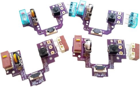 لوحة أزرار رئيسية للوحة PCB لـ GPX WeldingFree لـ GPROX Superlight Mouse Hot Swap مع لوحة زر الماوس لتشفير الماوس، مفتاح صامت HUANO in Kuwait