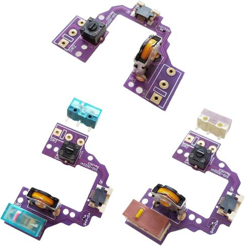 لوحة أزرار رئيسية للوحة PCB لـ GPX WeldingFree لـ GPROX Superlight Mouse Hot Swap مع لوحة زر الماوس لتشفير الماوس، مفتاح صامت HUANO in Kuwait
