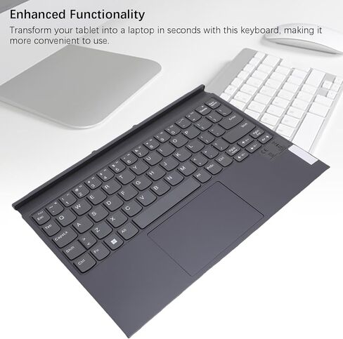 EBTOOLS 2 in 1 Tablet Keyboard for D10 Yoga Duet3 Wireless Ultra Slim with Touchpad and Built in Rechargeable Battery for Tablet Laptop Keyboard Replacement in Kuwait