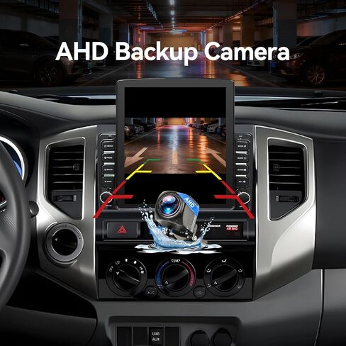 راديو ستيريو للسيارة Android 14 متوافق مع Toyota Tacoma 2005-2015 ترقية CarPlay اللاسلكية وكاميرا احتياطية Android Auto AHD 9.7 شاشة تعمل باللمس GPS SWC FM WiFi Bluetooth 2+64G in Kuwait