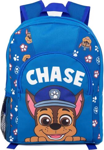 باو باترول مجموعة شنطة ظهر من 4 قطع | شنطة مدرسية من ريسكيو بوبس، صندوق غداء، زجاجة مياه وحافظة اقلام رصاص | شنطة بلون بينك سكاي، مقاس واحد in Saudi Arabia