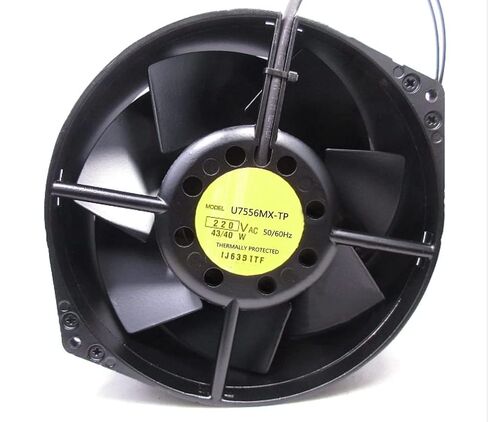 U7556MX-TP 220VAC 40/43 واط 50/60 هرتز 150x150x55 ملم مروحة تبريد بسلكين in Kuwait