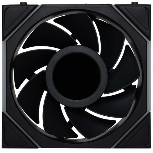 Lian Li UNI FAN TL مروحة كمبيوتر LCD لاسلكية مقاس 120 مم RGB - 3 عبوات من مراوح كمبيوتر الألعاب ذات الشفرات العكسية باللون الأسود | مراوح PWM - 26 مصباح LED ARGB - 1900 دورة في الدقيقة - سلسلة ديزي، تدفق هواء عالي، اهتزاز منخفض، صامت، مرآة لا متناهية in Kuwait