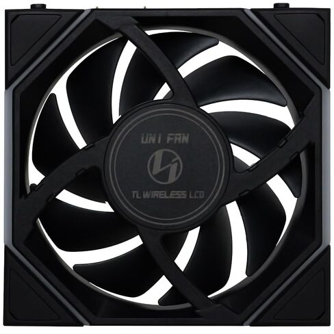 Lian Li UNI FAN TL مروحة كمبيوتر LCD لاسلكية مقاس 120 مم RGB - 3 عبوات من مراوح كمبيوتر الألعاب ذات الشفرات العكسية باللون الأسود | مراوح PWM - 26 مصباح LED ARGB - 1900 دورة في الدقيقة - سلسلة ديزي، تدفق هواء عالي، اهتزاز منخفض، صامت، مرآة لا متناهية in Kuwait