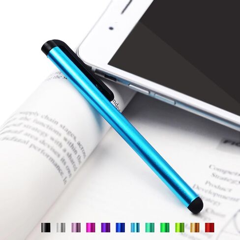 قلم ممتاز [30 حزمة] متوافق مع قلم اللمس الرقمي الرفيع المخصص Lenovo Tab M8 (FHD) لشاشة اللمس السعوية الخاصة بك! (أسود فضي أحمر) in Kuwait