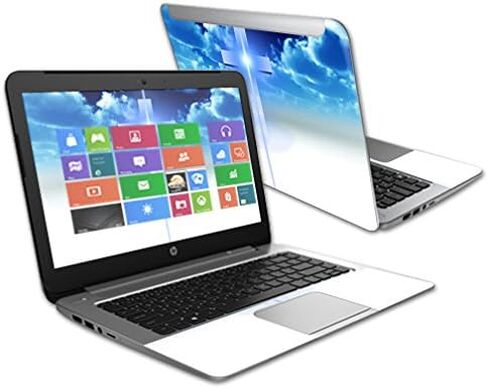 غلاف MightySkins متوافق مع HP Stream 14 بوصة (2015) غطاء الكمبيوتر المحمول غلاف ملصق جلود متقاطعة in Kuwait