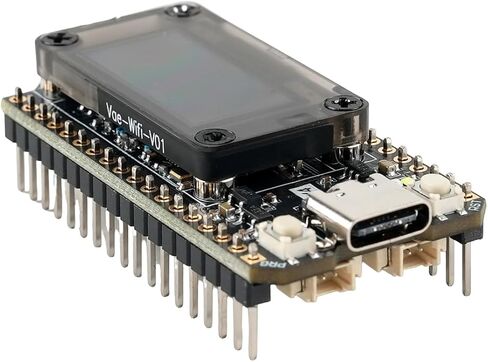 Heltec WiFi LoRa 32 V4 Development Board 0.96" OLED Display with ESP32-S3 SX1262 LoRa Chip Long-Range IoT DEV-Board Compatible with Lora V3 for Meshtastic WiFi IoT Devices Arduino Smart Home in Kuwait