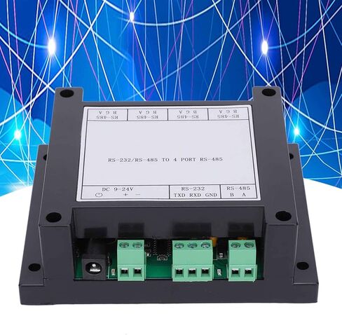 Industrial Hub Repeater 4 Channel Photoelectric Isolation Splitter with High Speed Transmission 115.2Kbps for Industrial Automation Systems 115x90x40mm in Kuwait